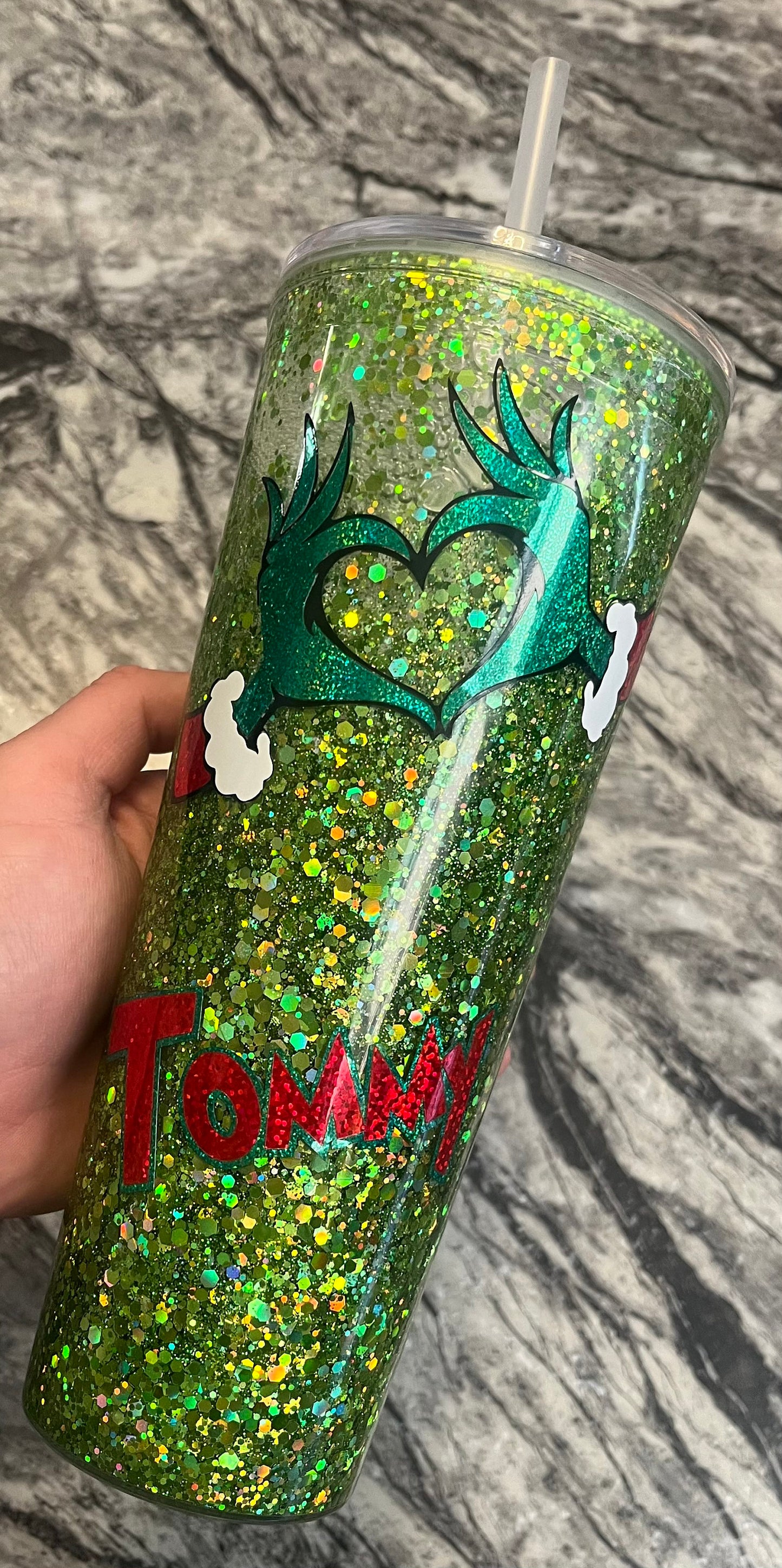 The Grinch Snowglobe Tumbler